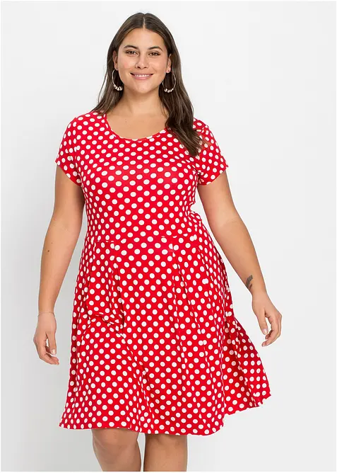 Jerseykjole i viskosemiks, bonprix