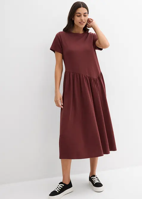 Jerseykjole i &oslash;kologisk bomull, bonprix