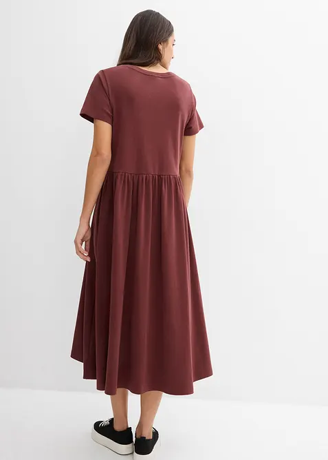 Jerseykjole i &oslash;kologisk bomull, bonprix