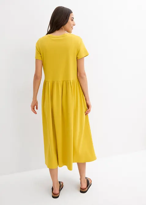 Jerseykjole i &oslash;kologisk bomull, bonprix