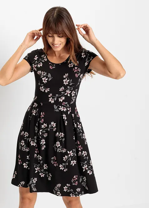 Jerseykjole i viskosemiks, bonprix