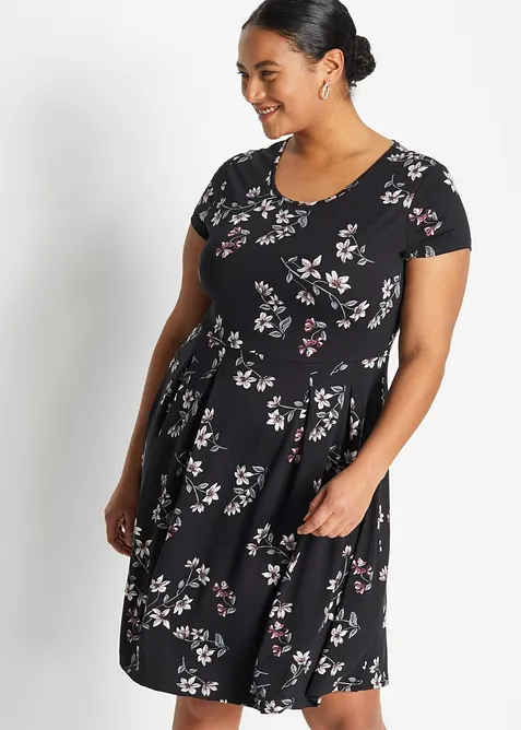 Jerseykjole i viskosemiks, bonprix