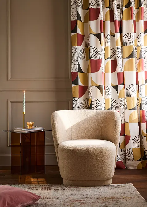 Gardin i resirkulert polyester (1-pack), bonprix