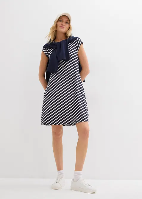 Jerseykjole i innsvingt modell, bonprix