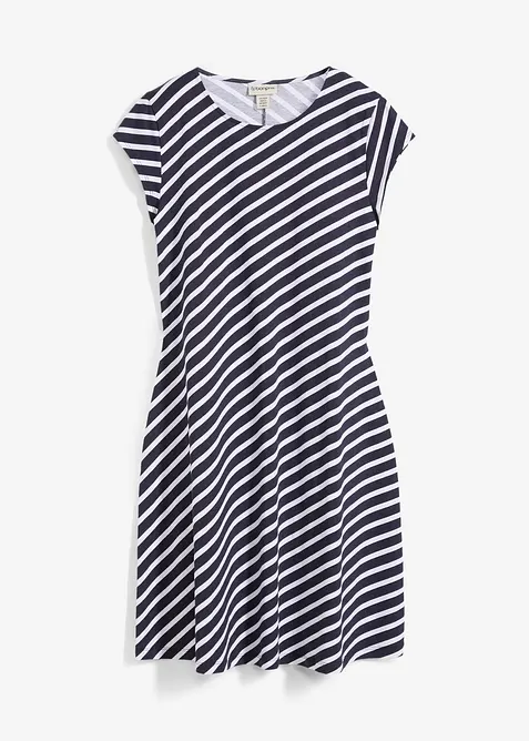 Jerseykjole i innsvingt modell, bonprix