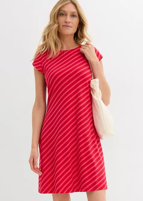 Jerseykjole i innsvingt modell, bonprix