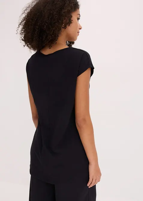 Lang topp i 100% &oslash;kologisk bomull, bonprix