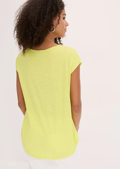 Lang topp i 100% &oslash;kologisk bomull, bonprix