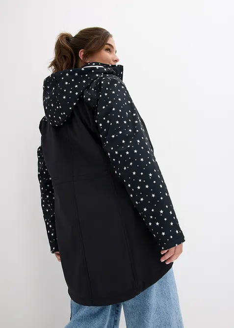 Funksjonsparkas i softshellmateriale med myk fleece, bonprix