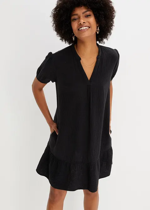 Minikjole av musselin, bonprix