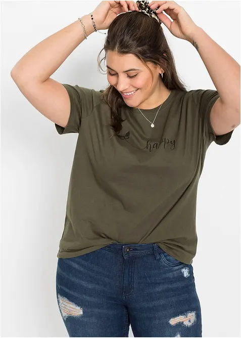 T-skjorte i 100% bomull, bonprix