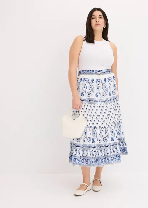 Maxiskj&oslash;rt i 100% bomull, bonprix