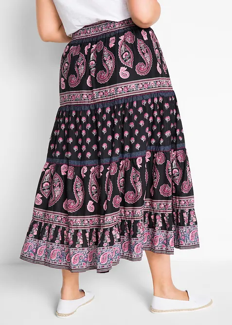 Maxiskj&oslash;rt i 100% bomull, bonprix