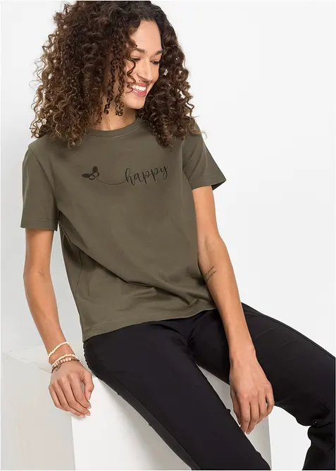 T-skjorte i 100% bomull, bonprix