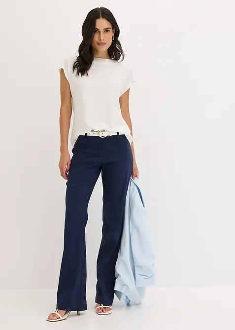 Bukse med stretch, Bootcut, bonprix