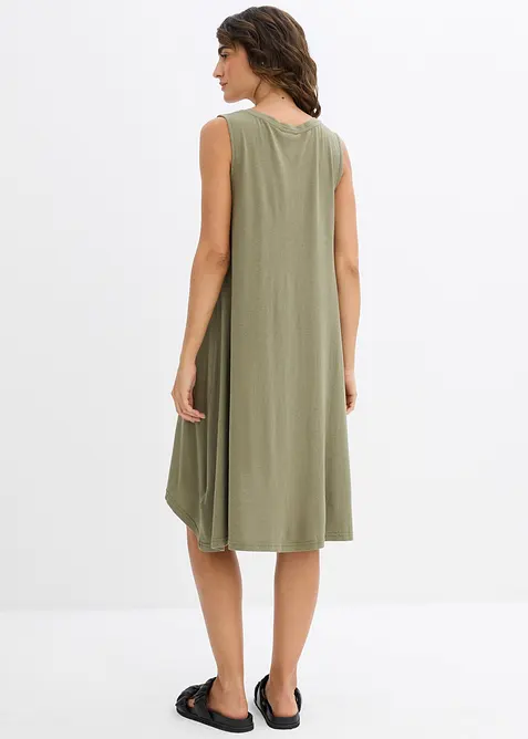 Jerseykjole med sn&oslash;ring, bonprix