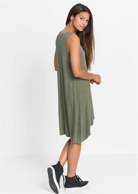 Jerseykjole med sn&oslash;ring, bonprix