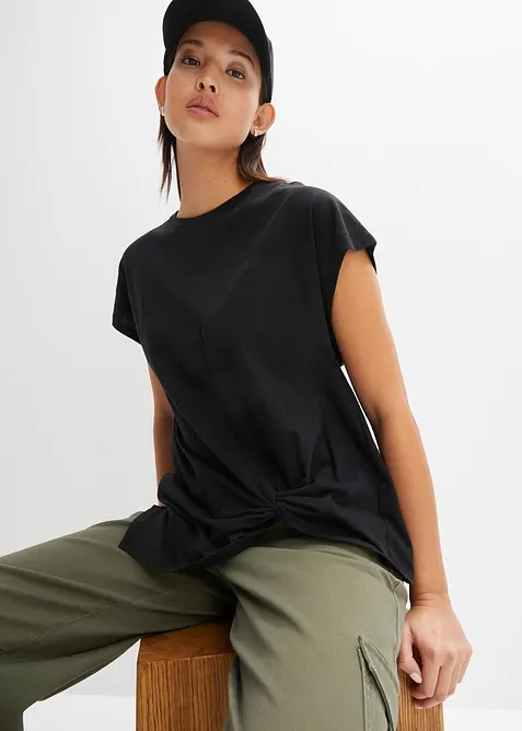 Topp i 100% &oslash;kologisk bomull, bonprix