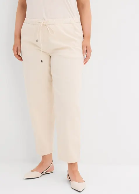 Barrel-jeans, Mid Waist, komfortlinning, bonprix