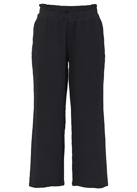 Culottes i bomullsmusselin, bonprix