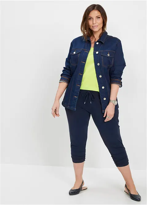 Jerseybukse i bomullsmiks, bonprix