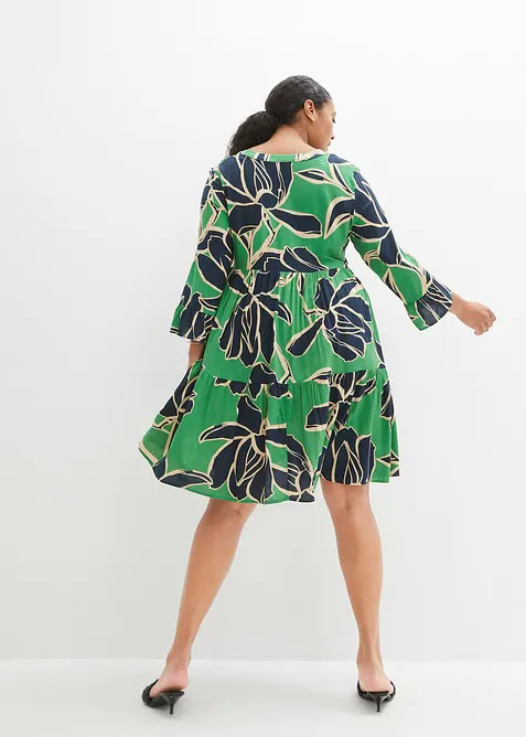 Tunikakjole i lett viskose, bonprix