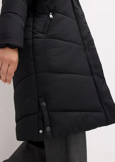 Vattert k&aring;pe med teddyf&ocirc;r i hetten, bonprix