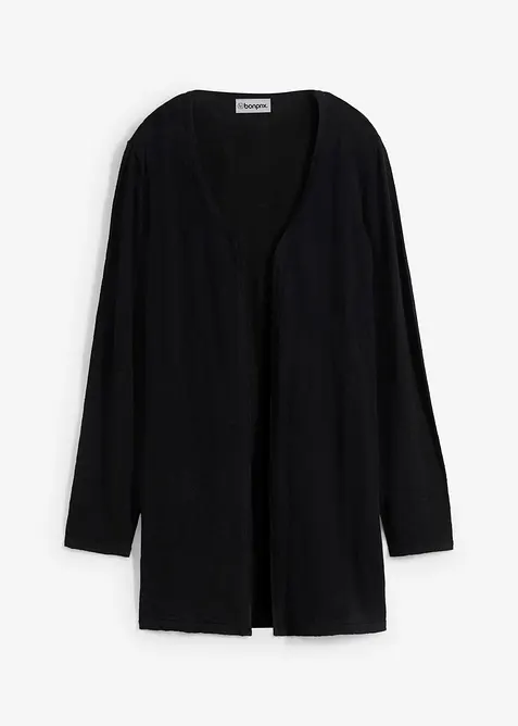 Strikkejakke i 100% bomullsslub-materiale, bonprix