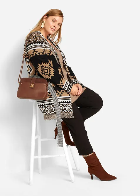 Lang topp&nbsp;med viskose, bonprix