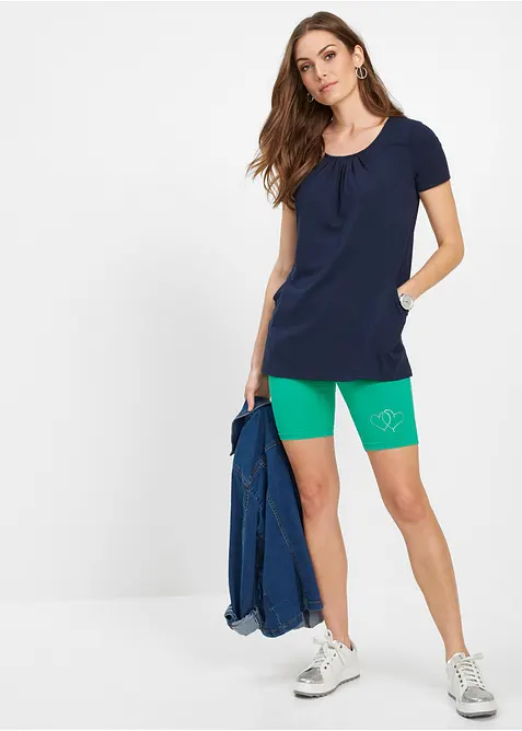 Lang topp&nbsp;med viskose, bonprix