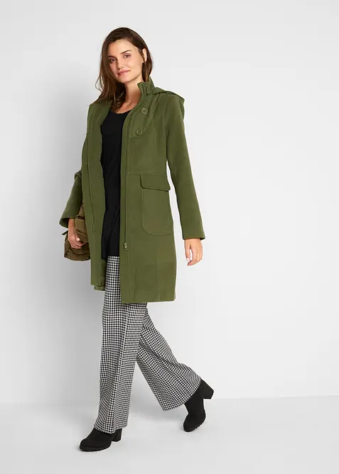 Langermet topp i bomull-/viskosemiks, bonprix