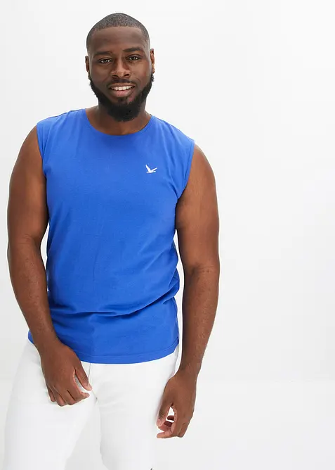 Singlet i 100% &oslash;kologisk bomull (2-pack), bonprix