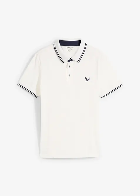 Pik&eacute;-poloskjorte i 100% bomull, bonprix