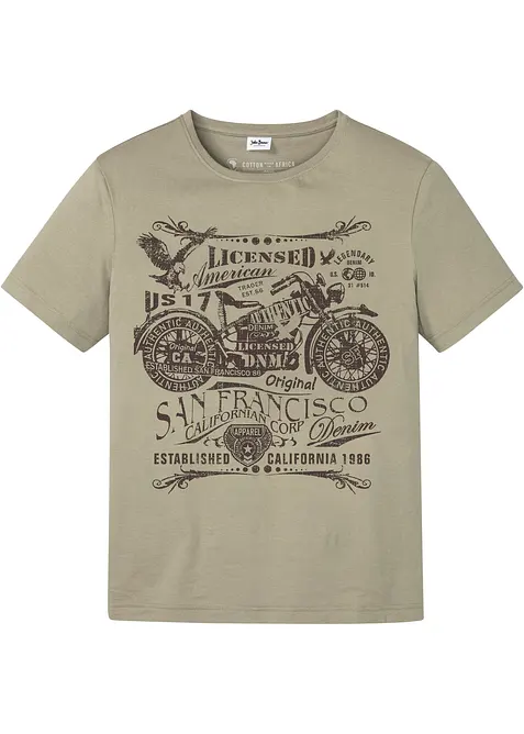 T-skjorte i 100% bomull, bonprix