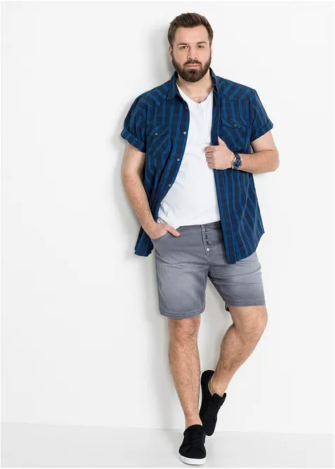 Kortermet skjorte i 100% bomull, bonprix