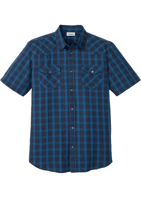 Kortermet skjorte i 100% bomull, bonprix