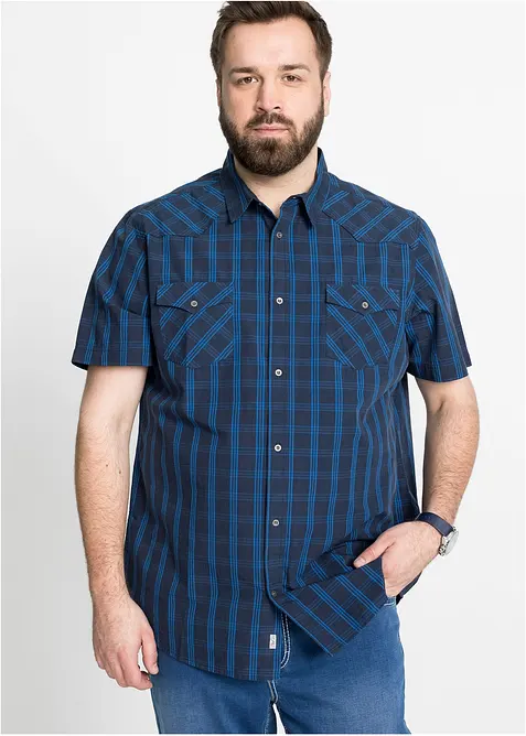 Kortermet skjorte i 100% bomull, bonprix