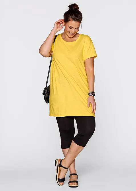 Capri-leggings i smal modell (2-pack), bonprix