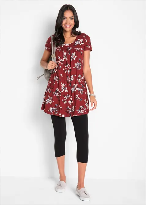 Capri-leggings i smal modell (2-pack), bonprix