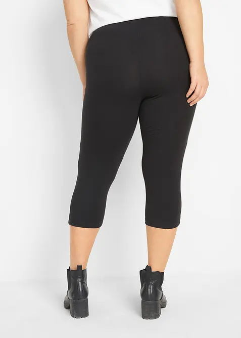 Capri-leggings i smal modell (2-pack), bonprix