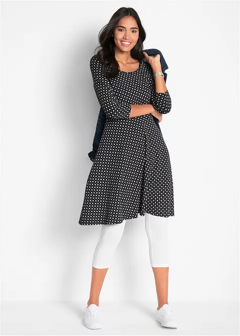 Capri-leggings i smal modell (2-pack), bonprix