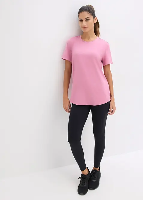 Oversized treningstopp i strukturmateriale, bonprix