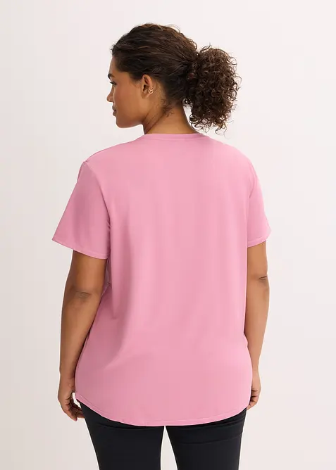 Oversized treningstopp i strukturmateriale, bonprix