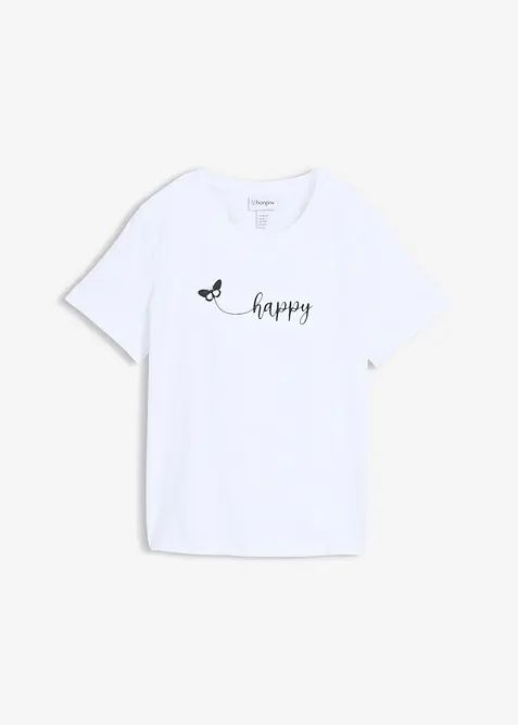 T-skjorte i 100% bomull, bonprix