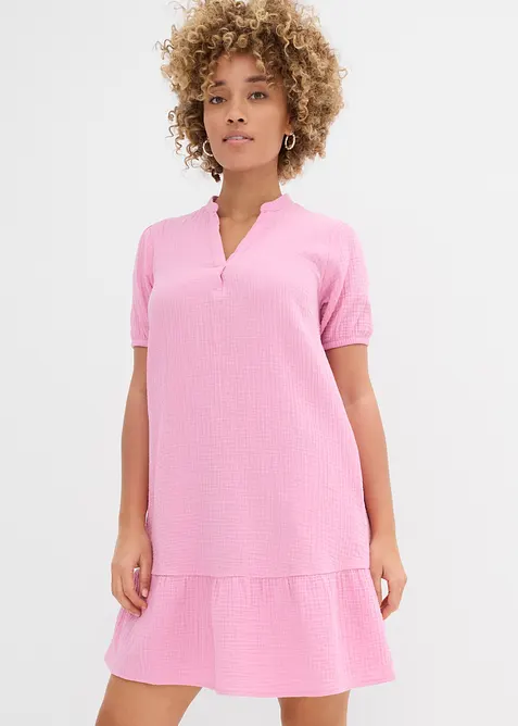 Minikjole av musselin, bonprix