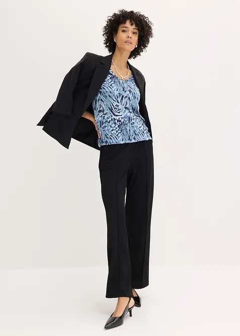 Topp med elastisk linning, bonprix