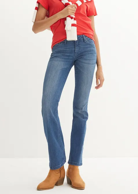 Bootcut-jeans Mid Waist, Stretch, bonprix