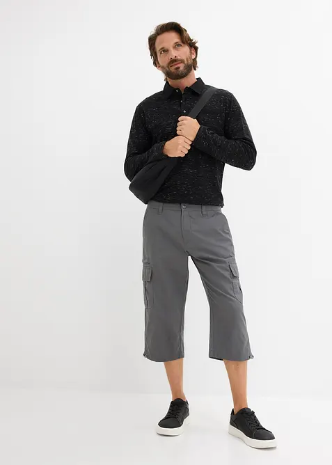 Regular Fit-cargo-bermudashorts i 100% bomull, lang, bonprix