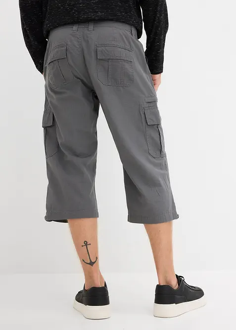 Regular Fit-cargo-bermudashorts i 100% bomull, lang, bonprix