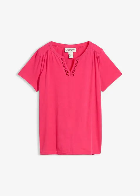 Topp med dekorativ utringning, bonprix